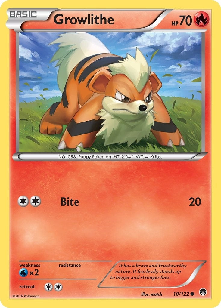 Growlithe (10/122) (BKP)