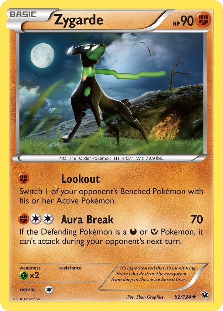 Zygarde (52) (52/124) (XY - Fates Collide) (FCO)