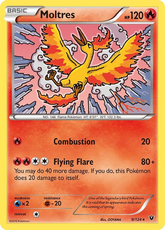 Moltres (9/124) (XY - Fates Collide) (FCO)