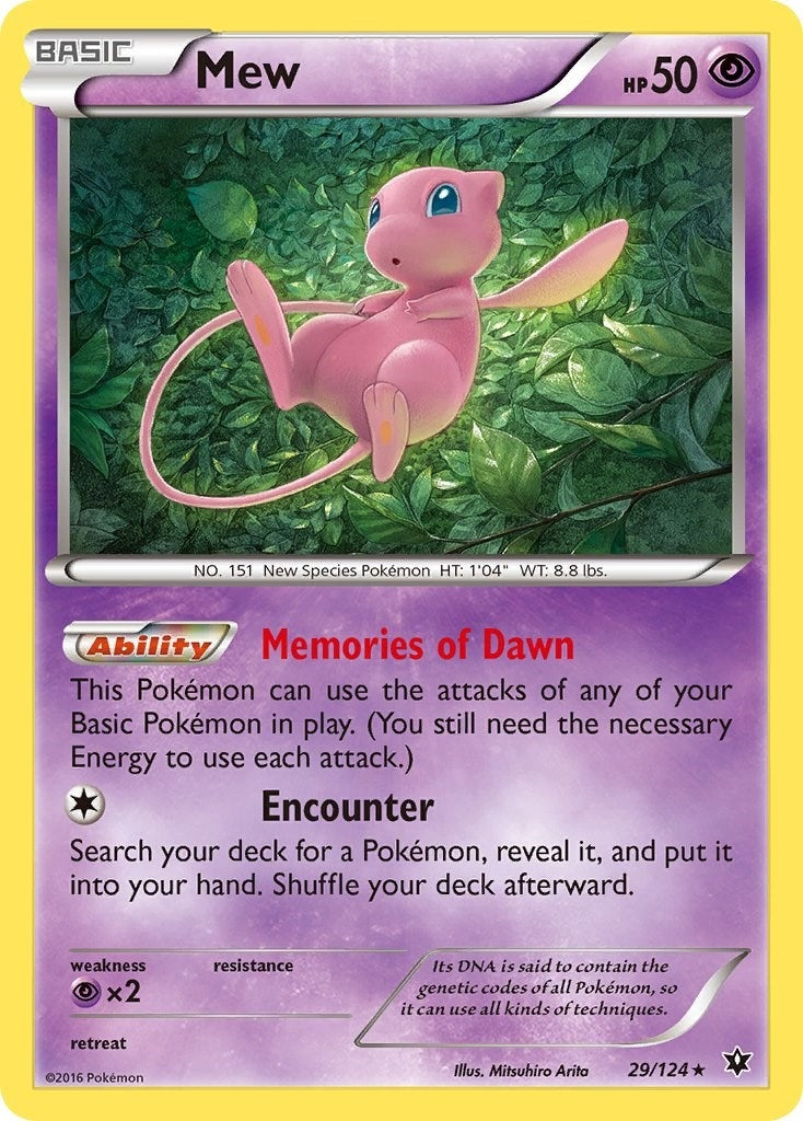Mew (29/124) (XY - Fates Collide) (FCO)