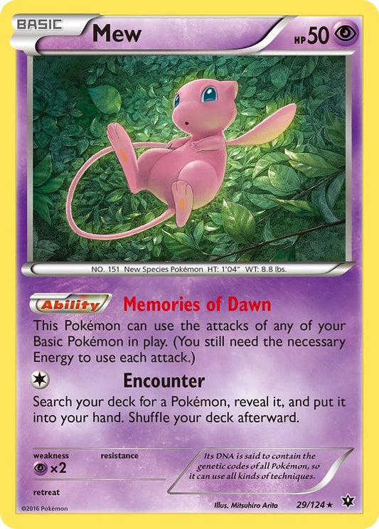 Mew (29/124) (XY - Fates Collide) (FCO)