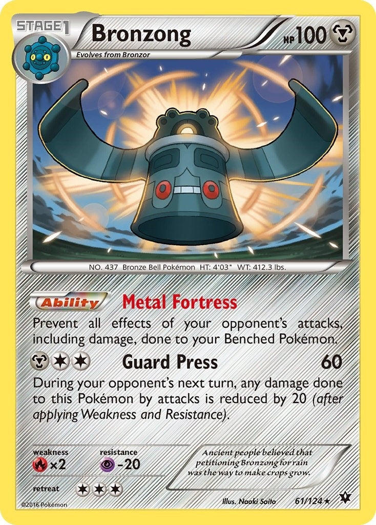 Bronzong (61/124) (XY - Fates Collide) (FCO)