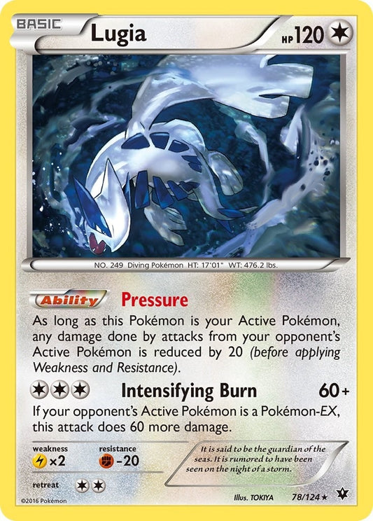 Lugia (78/124) (XY - Fates Collide) (FCO)
