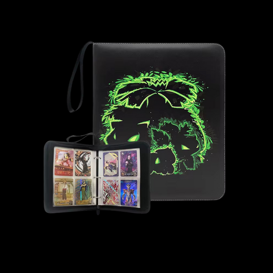 Pokemon 50x Pages 4x Pockets Leather Binder, 400 Cards Total