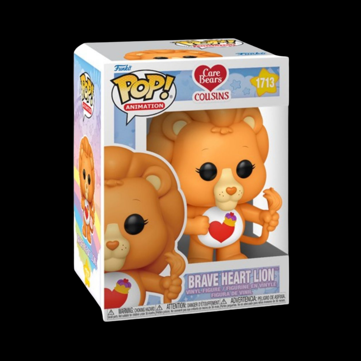 Care Bears Cousins Brave Heart Lion Funko Pop! Vinyl Figure #1713 + Protector