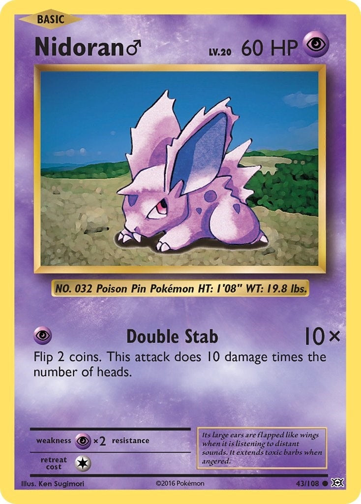 Nidoran M (43/108) (EVO)