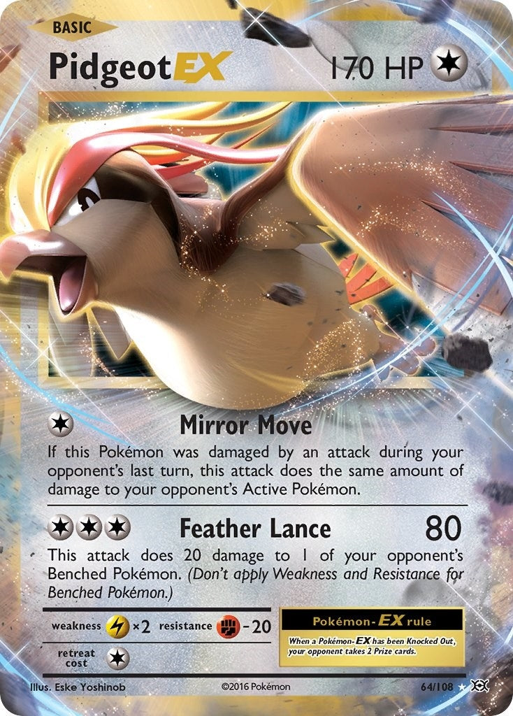Pidgeot EX (64/108) (EVO)