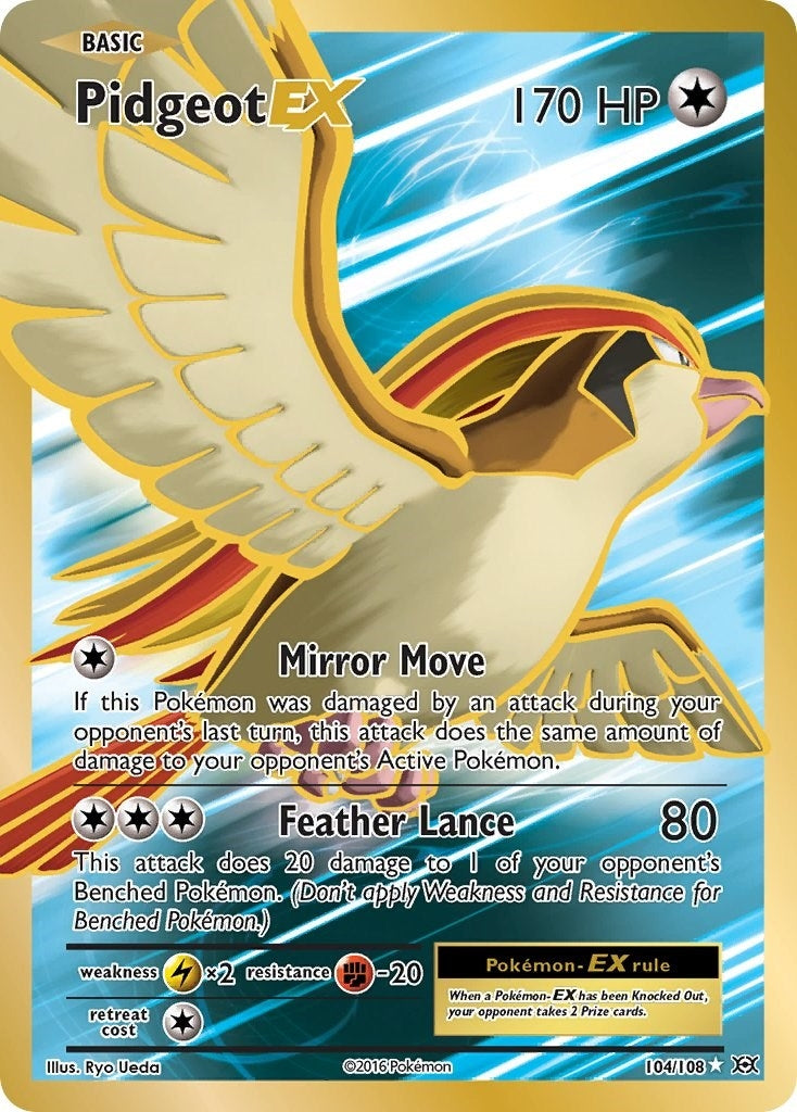 Pidgeot EX (Full Art) (104/108) (EVO)