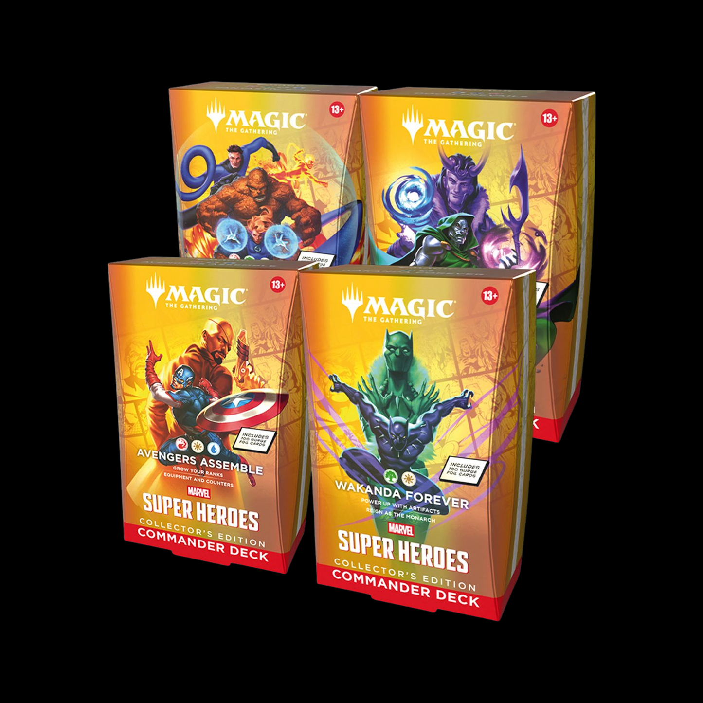 MTG Magic The Gathering Marvel Super Heroes Collector Commander Deck Sealed Case (Ships June 2026)