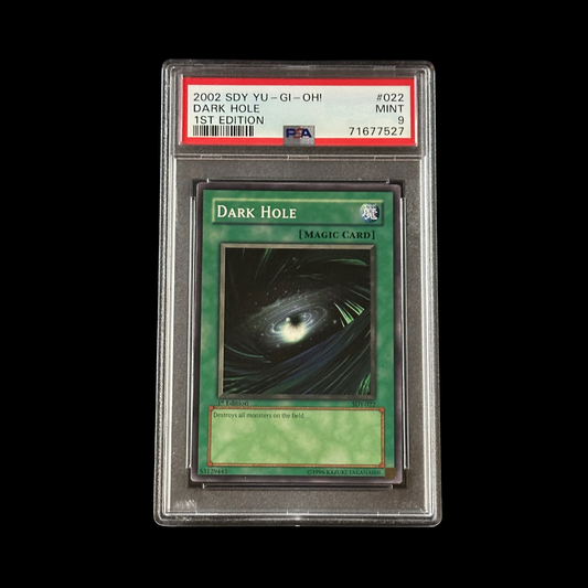 Yu-Gi-Oh! Slab Dark Hole 1st Edition SDY-022 PSA 9 Mint 2002
