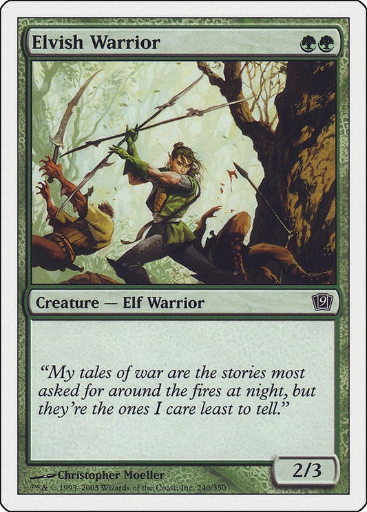 Elvish Warrior (240) (9ED)