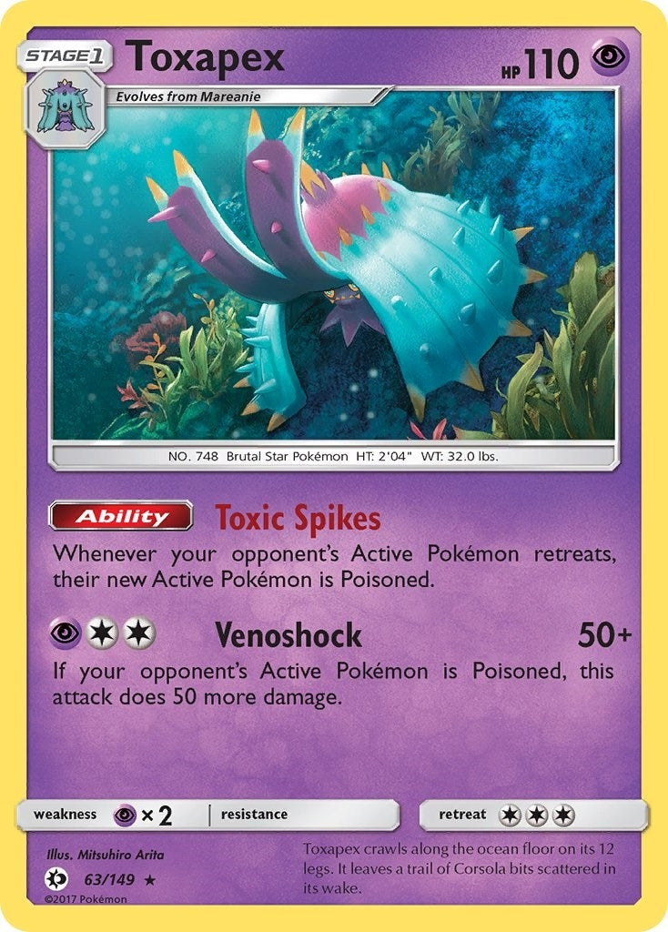 Toxapex (63/149) (SM Base Set) (SM01)