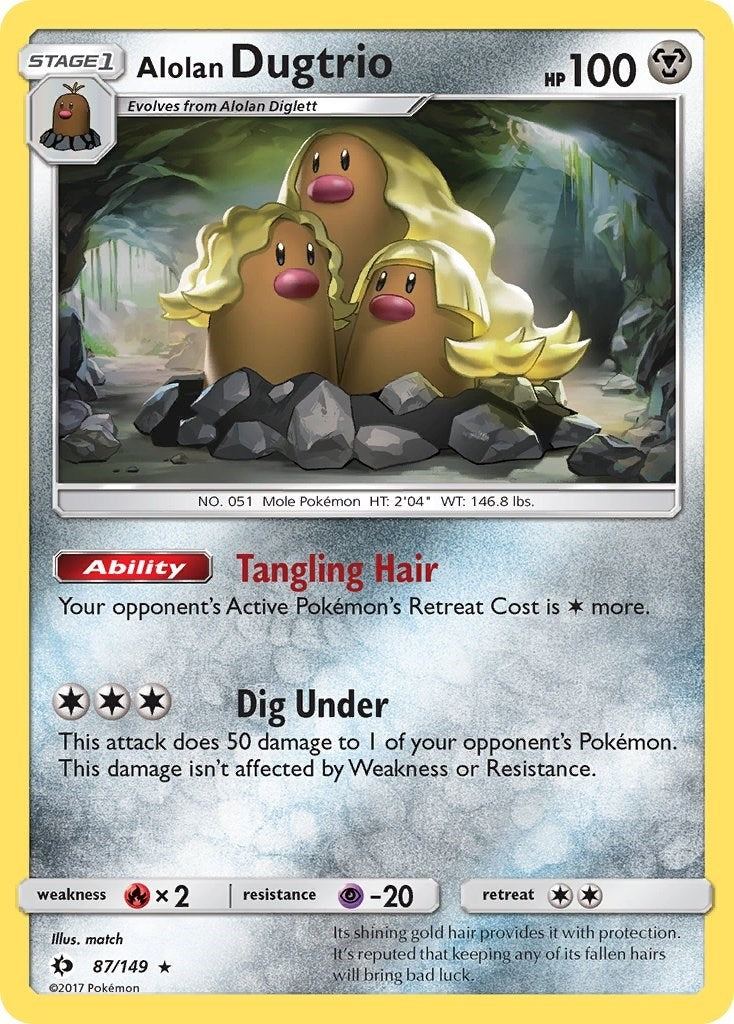 Alolan Dugtrio (87/149) (SM01)