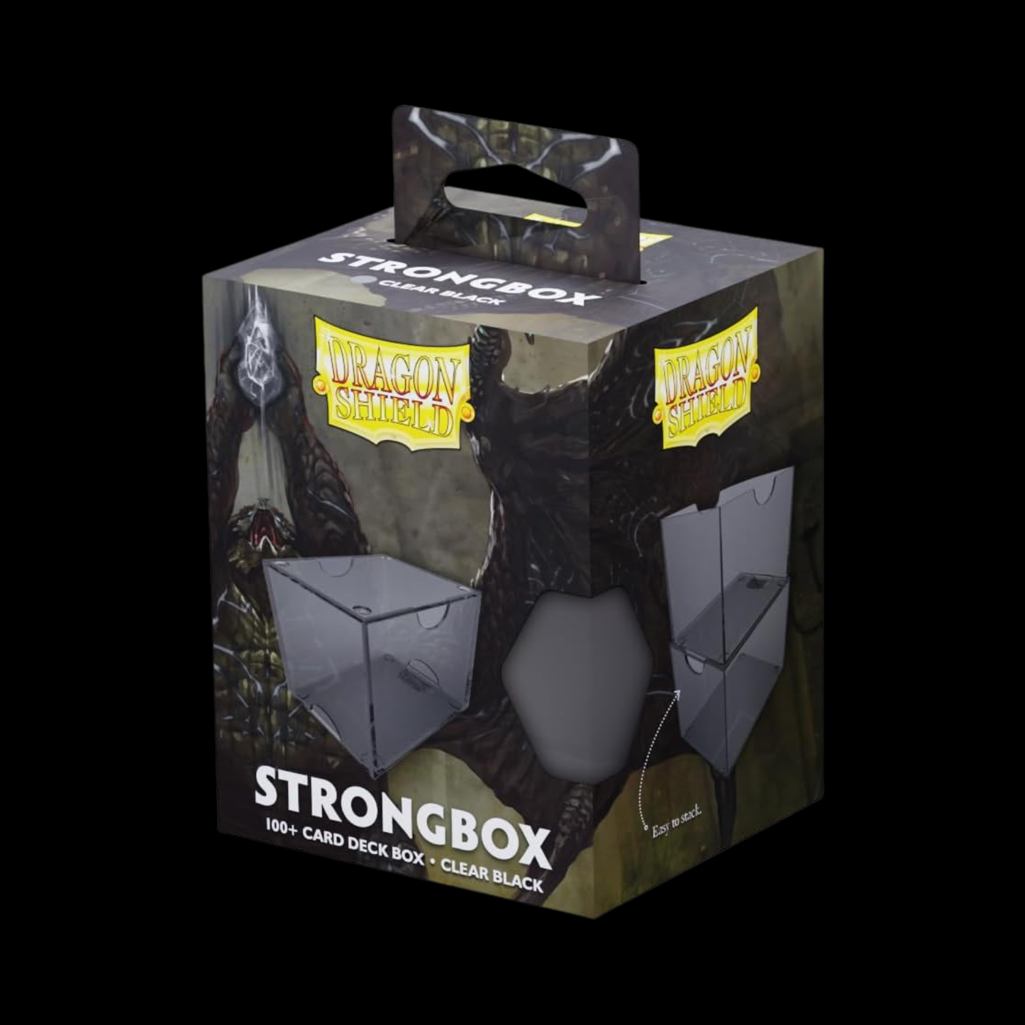 Dragon Shield Deck Box Strongbox Clear Black