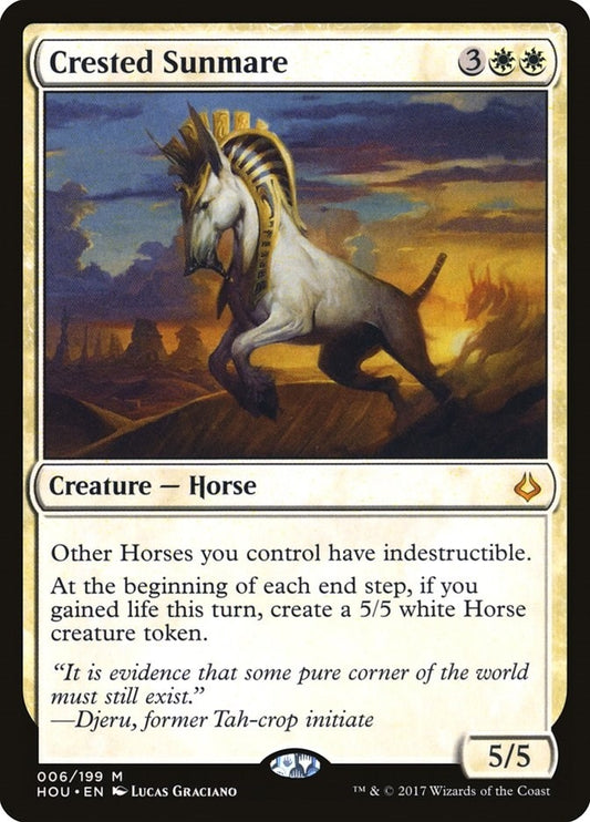 Crested Sunmare (6) (HOU)