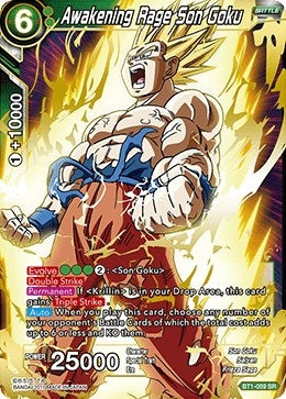 Awakening Rage Son Goku (BT1-059) (Galactic Battle) (DBS-B01)