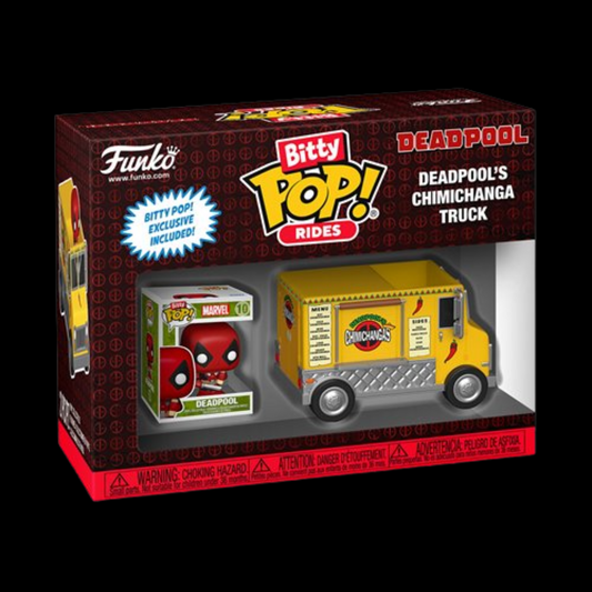 Deadpool and Chimichanga Truck Funko Bitty Pop! Ride