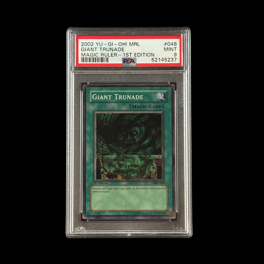 Yu-Gi-Oh! Slab Giant Trunade 1st Edition MRL-048 PSA 9 Mint 2002