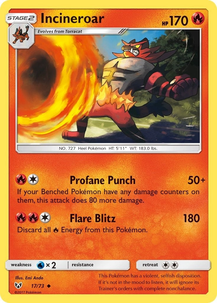 Incineroar (17/73) (SHL)