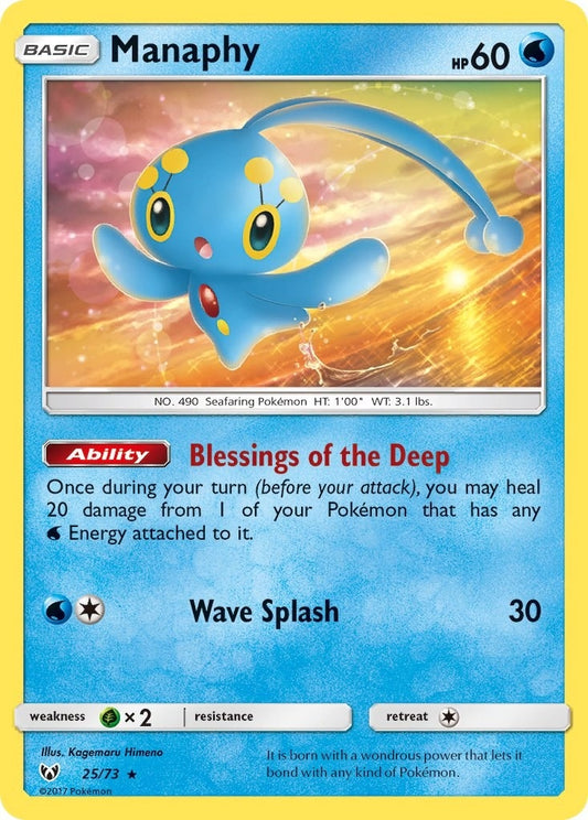Manaphy (25/73) (Shining Legends) (SHL)