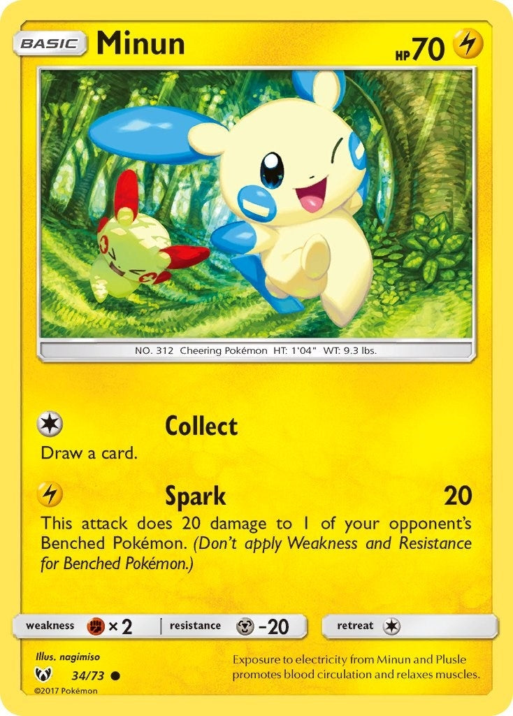 Minun (34/73) (SHL)