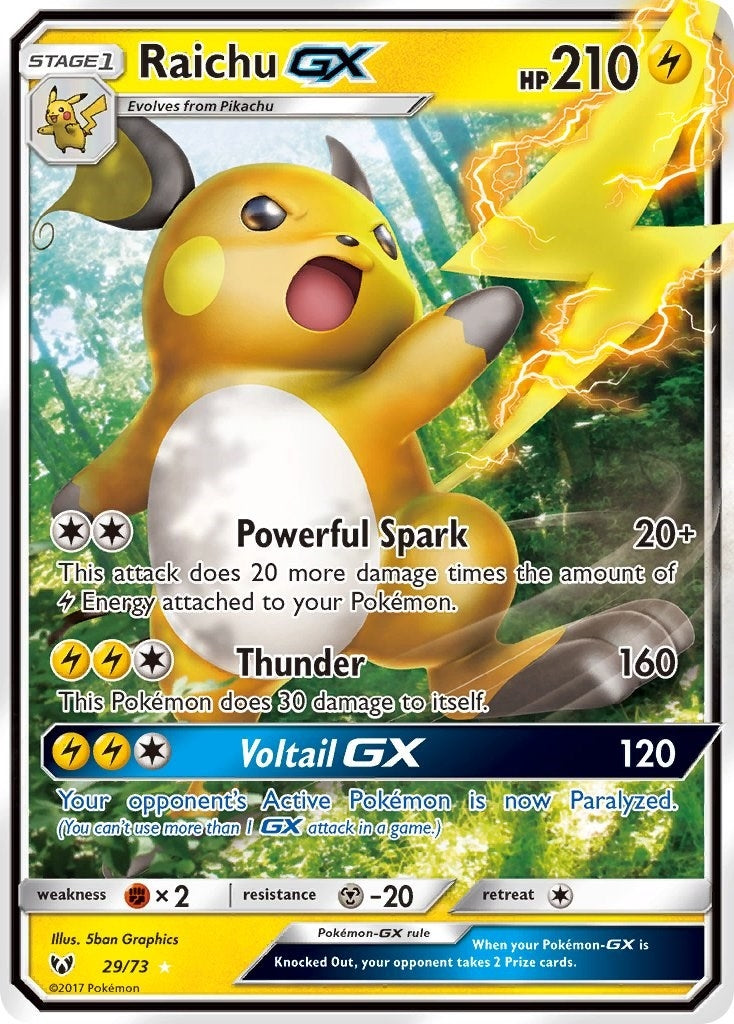 Raichu GX (29/73) (SHL)