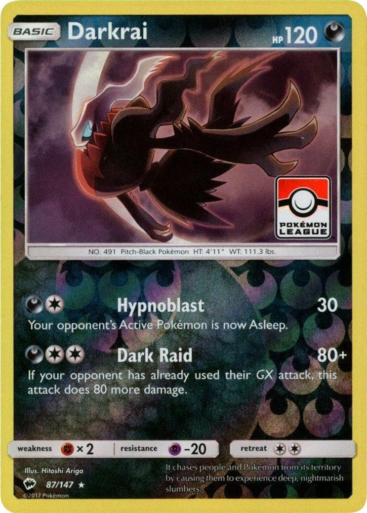 Darkrai - 87/147 (Pokemon League) (087/147) (PR)