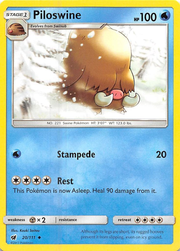 Piloswine (20/111) (SM04)