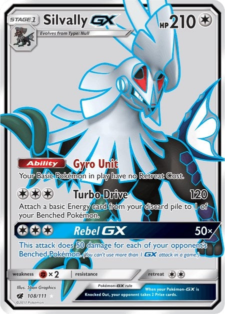 Silvally GX (Full Art) (108/111) (SM04)