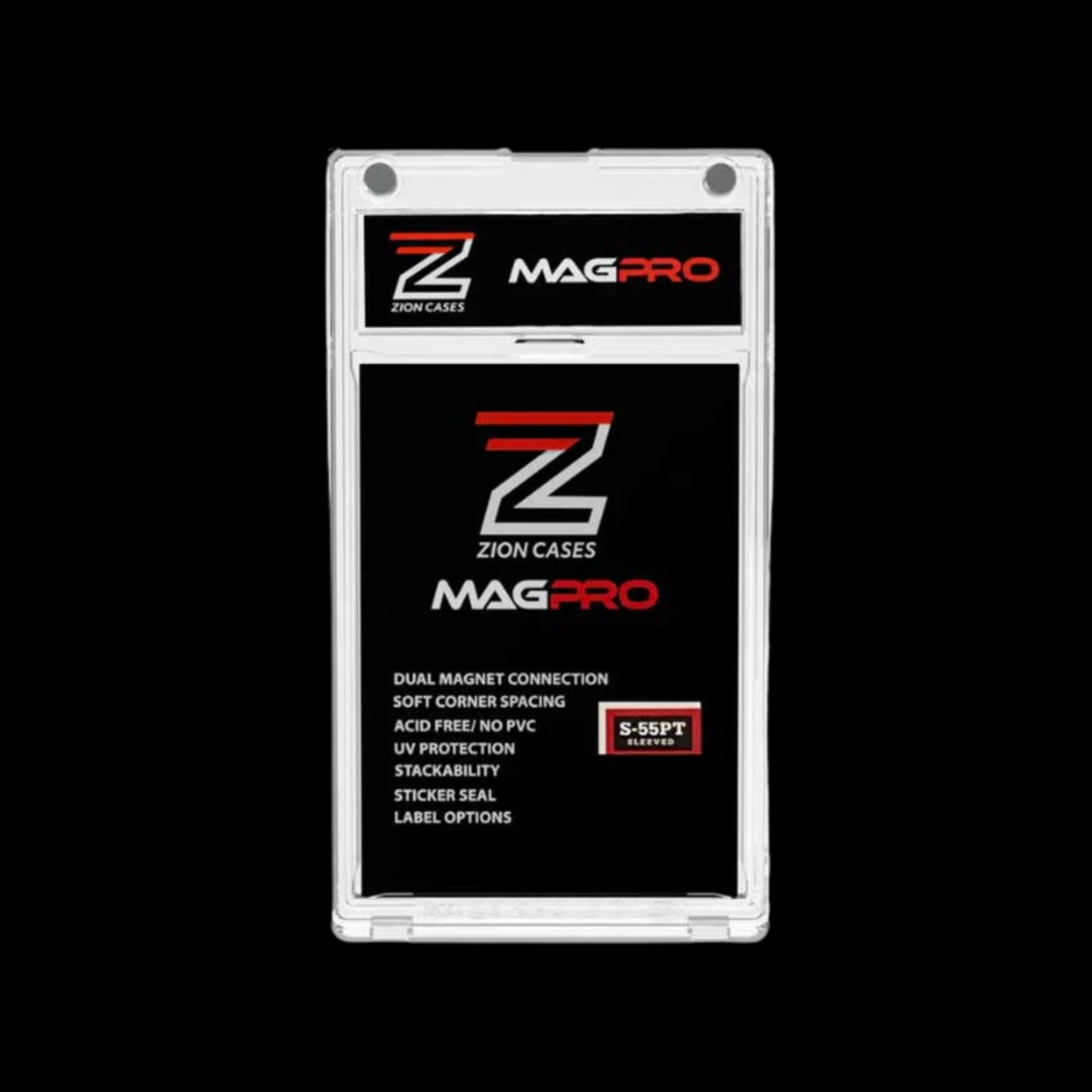 Zion Cases One Touch MagPro Dual Magnetic Sleeved Card Holder 55pt