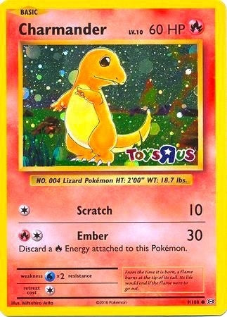 Charmander FRENCH - 9/108 (Toys R Us Promo) (009/108) (MCAP)