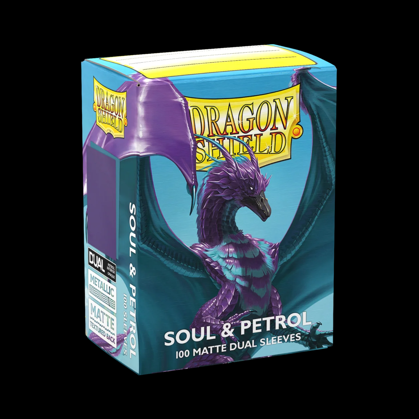 Dragon Shield Matte Dual Soul And Petrol Sleeves 100x