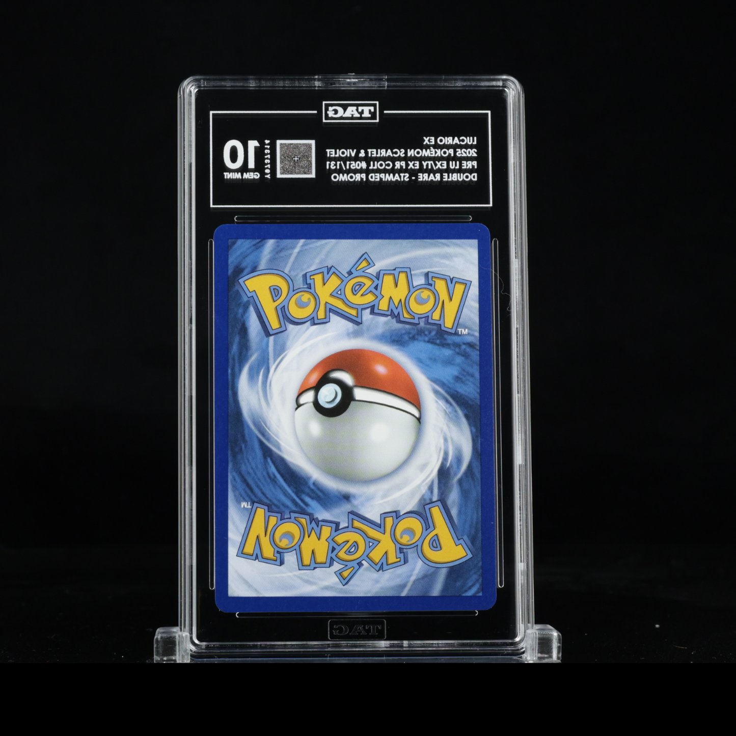 Pokemon Slab Lucario EX 051 Stamped TAG 10 Gem 2025