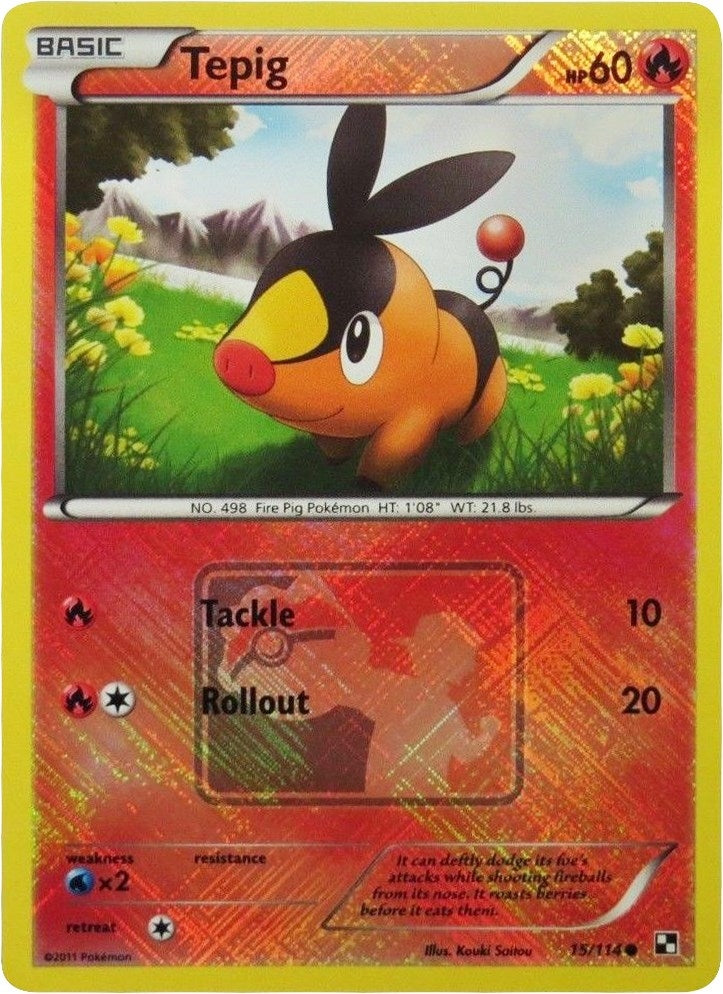 Tepig - 15/114 (League Promo) (015/114) (PR)