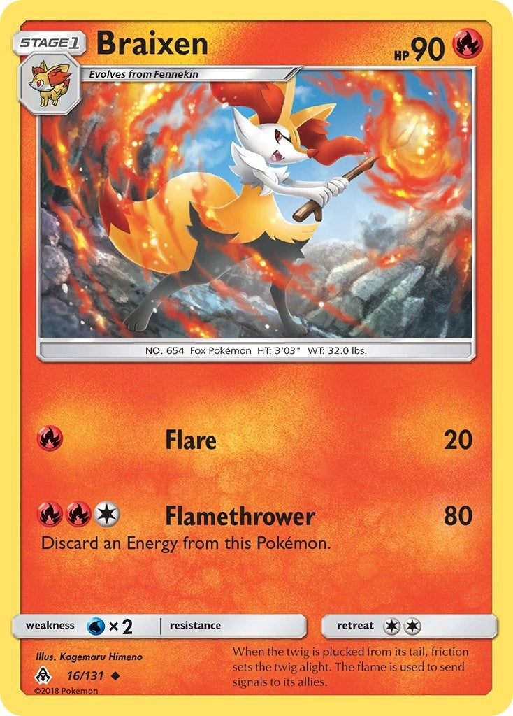 Braixen (16/131) (SM06)