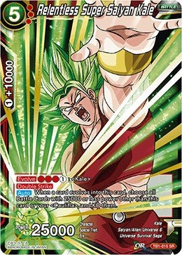 Relentless Super Saiyan Kale (TB1-015) (Tournament of Power) (DBS-TB01)