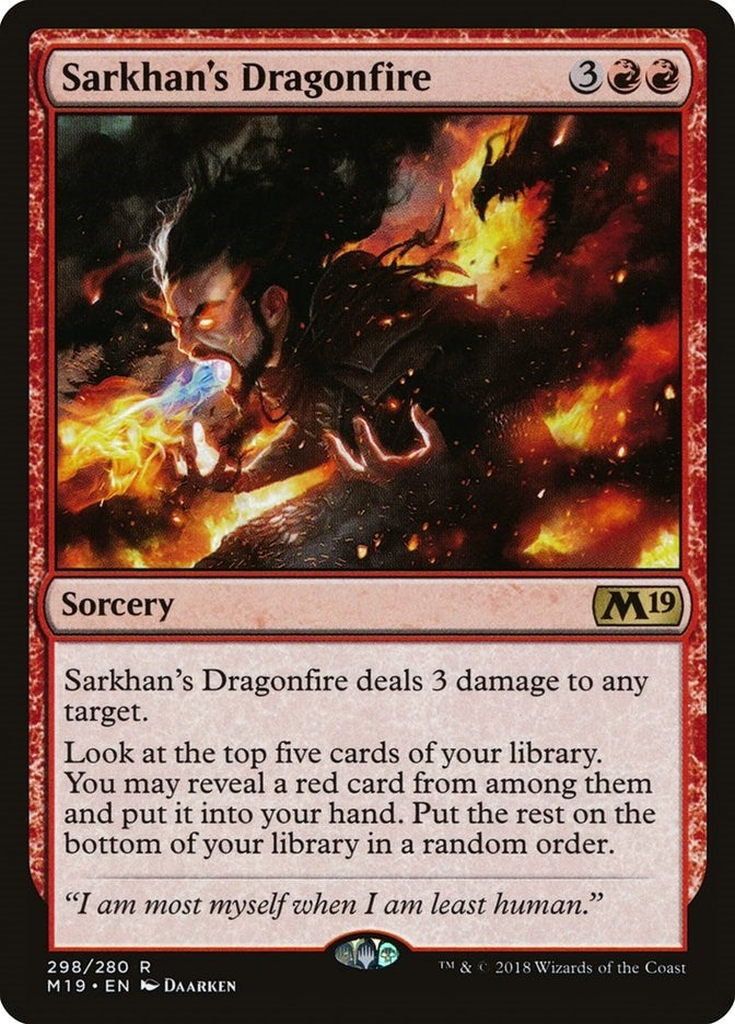 Sarkhan's Dragonfire (298) (M19)
