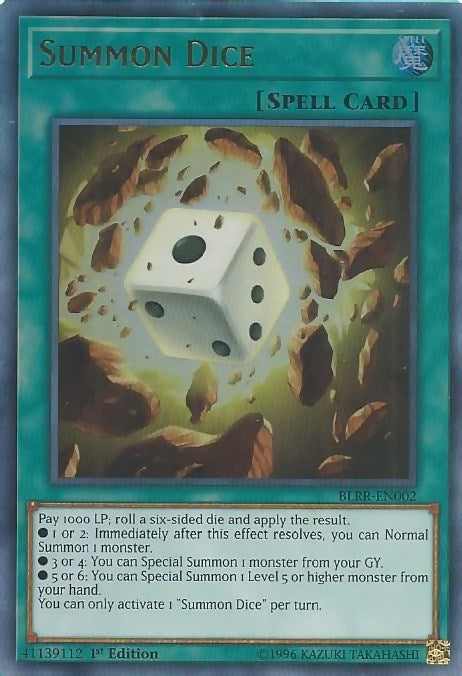 Summon Dice (BLRR-EN002) (BLRR)