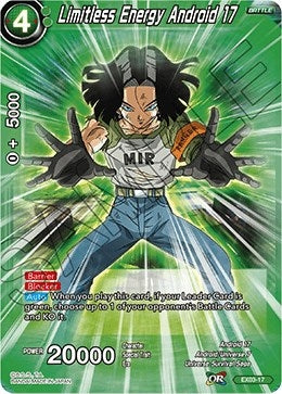 Limitless Energy Android 17 (EX03-17) (Expansion Deck Box Set 03: Ultimate Box) (DBS-BE03)