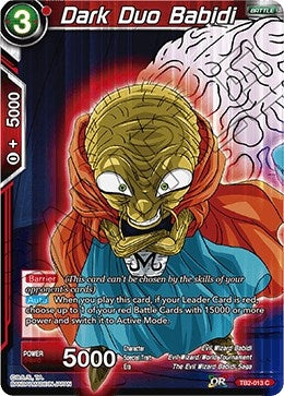 Dark Duo Babidi (TB2-013) (World Martial Arts Tournament) (DBS-TB02)