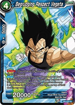 Begrudging Respect Vegeta (TB2-025) (World Martial Arts Tournament) (DBS-TB02)