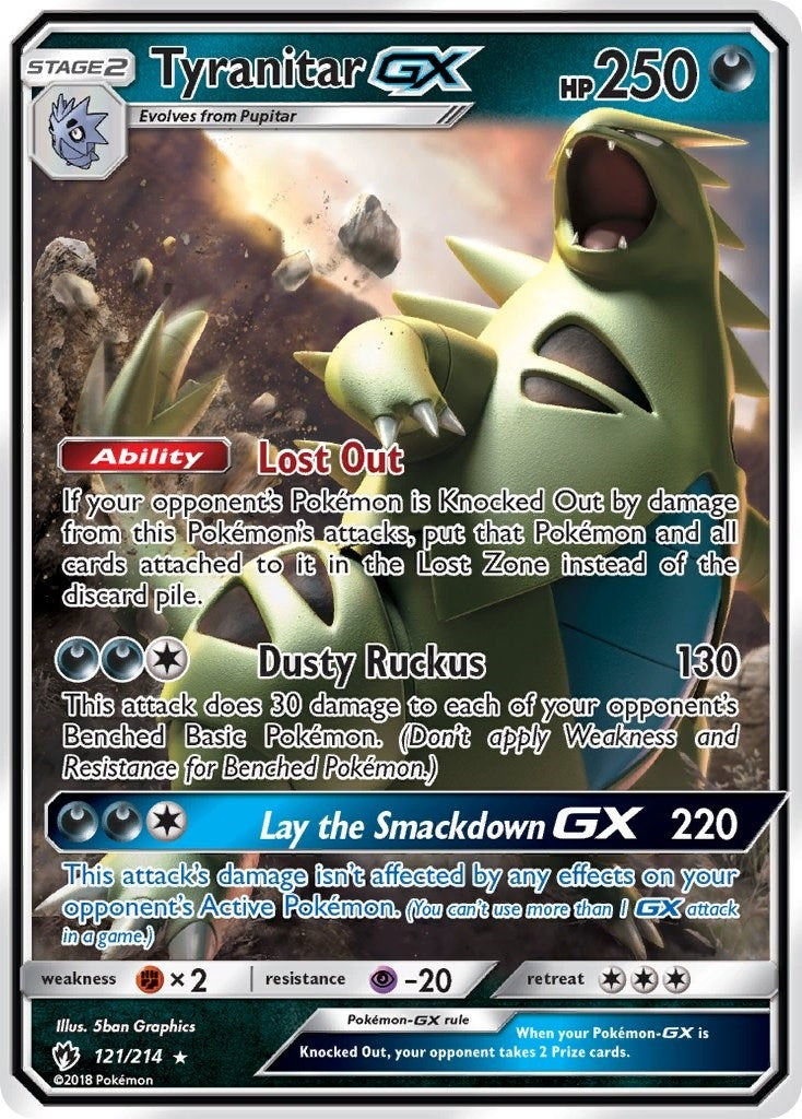 Tyranitar GX (121/214) (SM8)