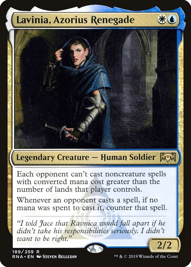Lavinia, Azorius Renegade (189) (RNA)