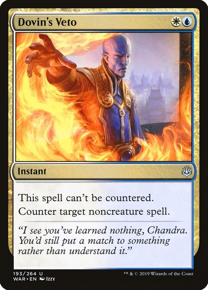Dovin's Veto (193) (WAR)