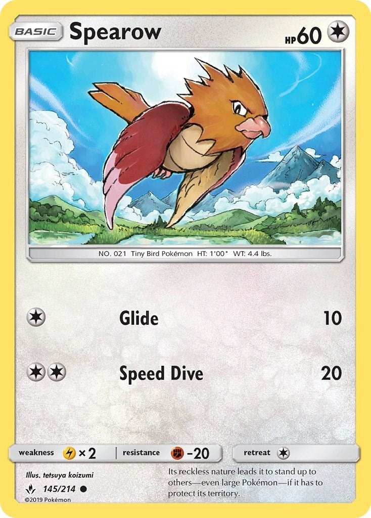 Spearow (145/214) (SM10)