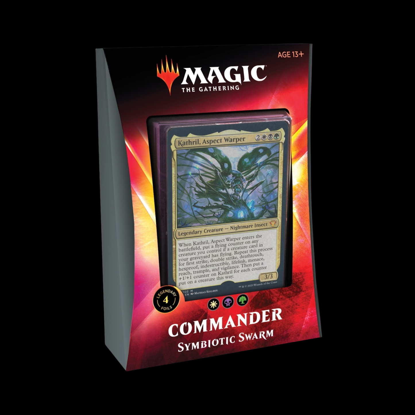 MTG Magic The Gathering Symbiotic Swarm Commander Deck 2020 (Slight Rip)