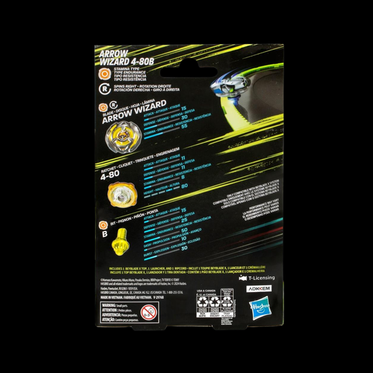 Beyblade X Arrow Wizard 4-80B Starter Pack Set