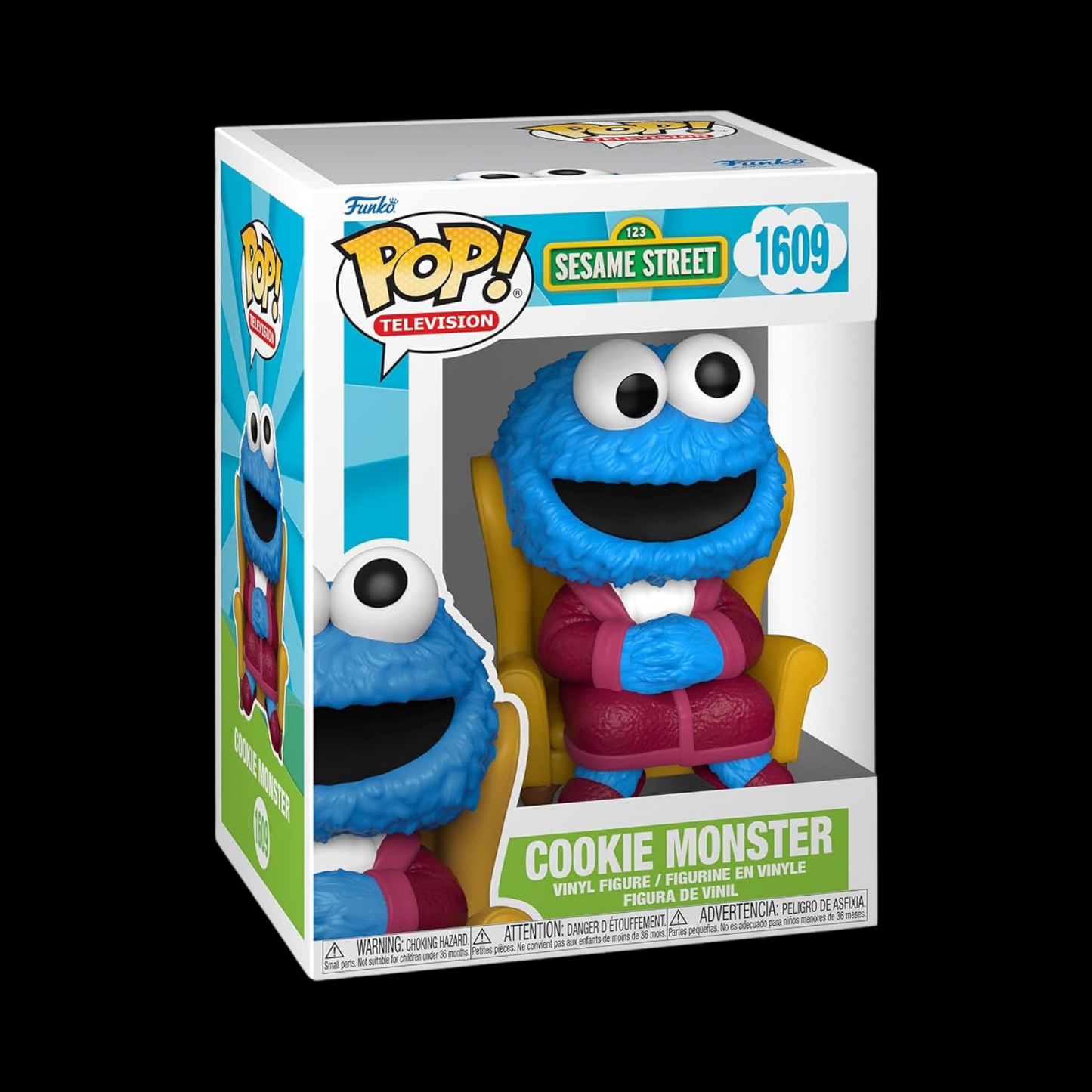 Sesame Street Cookie Monster Funko Pop! Vinyl Figure #1609 + Protector