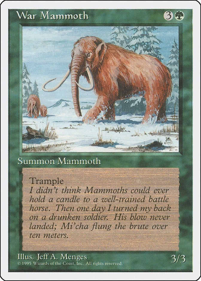 War Mammoth (4ED)