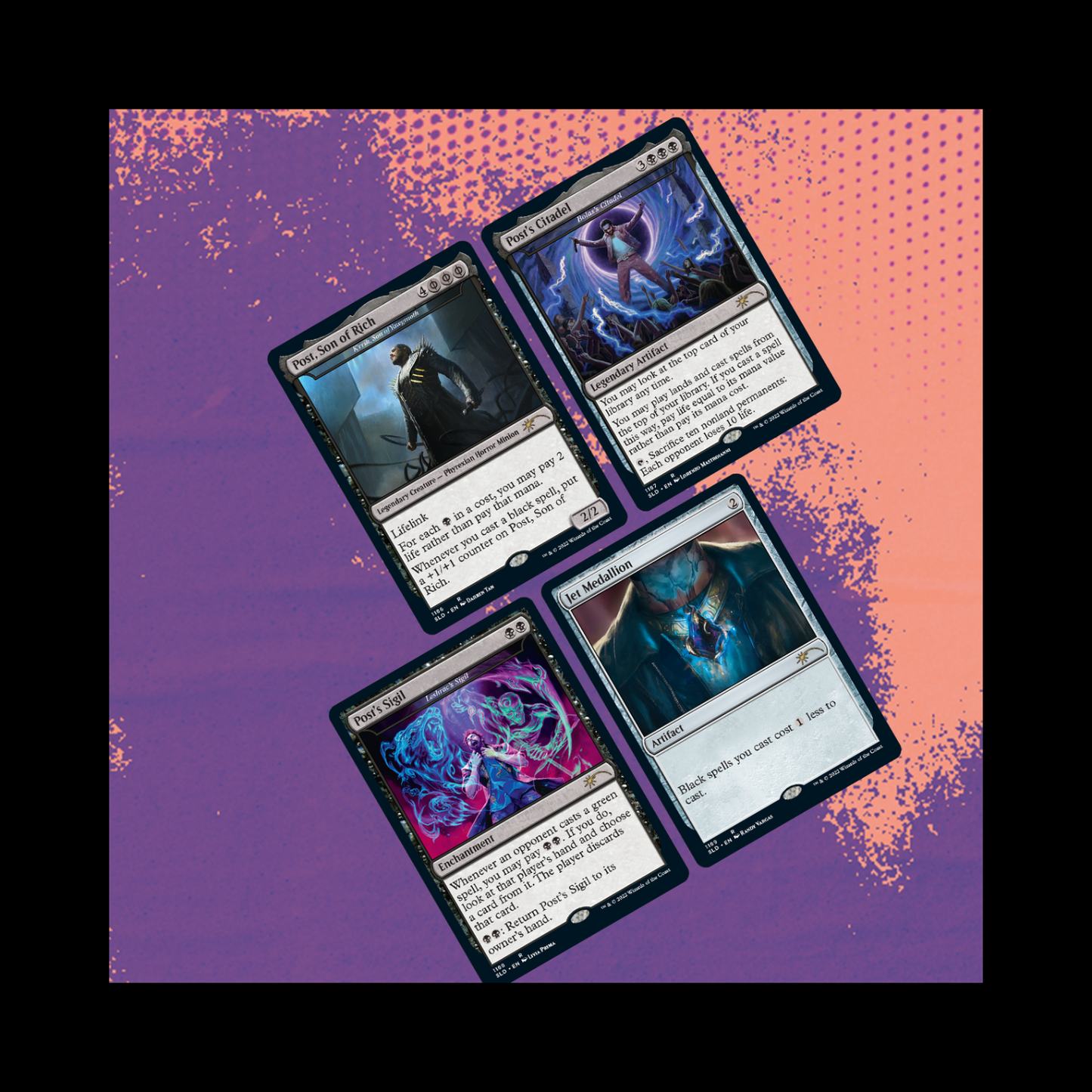 MTG Magic The Gathering Secret Lair Post Malone: Backstage Pass Sealed